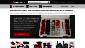 What Powerwerx.com website looked like in 2021 (3 years ago)