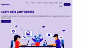 What Popularfx.com website looked like in 2021 (2 years ago)