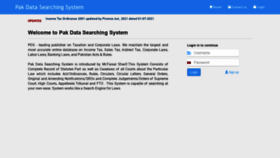 What Pdssystem.com website looked like in 2021 (4 years ago)