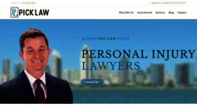 What Picklaw.com website looked like in 2021 (2 years ago)