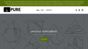 What Puresupplementsco.com website looked like in 2021 (2 years ago)
