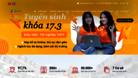 What Poly.edu.vn website looked like in 2021 (2 years ago)