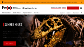 What Perotmuseum.org website looked like in 2021 (2 years ago)