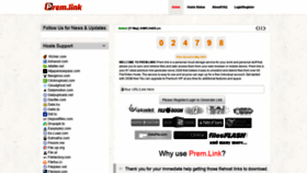 What Prem.link website looked like in 2021 (3 years ago)