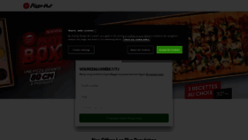 What Pizzahut.fr website looked like in 2021 (2 years ago)