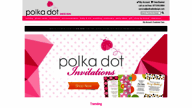 What Polkadotdesign.com website looked like in 2021 (2 years ago)