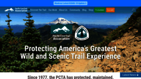 What Pcta.org website looked like in 2021 (2 years ago)