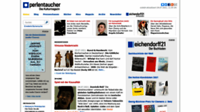 What Perlentaucher.de website looked like in 2021 (2 years ago)