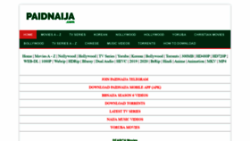 What Paidnaija.com website looked like in 2021 (2 years ago)