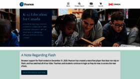 What Pearsoncanadaschool.com website looked like in 2021 (2 years ago)