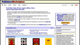 What Publishersmarketplace.com website looked like in 2021 (2 years ago)