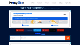 What Proxysite.com website looked like in 2021 (2 years ago)