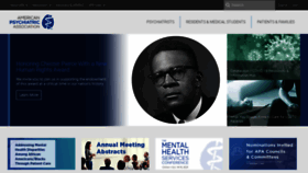 What Psych.org website looked like in 2021 (3 years ago)