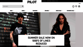 What Pilotnetclothing.com website looked like in 2021 (4 years ago)