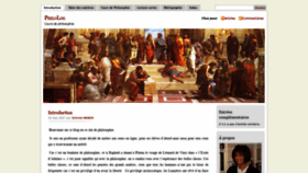 What Philolog.fr website looked like in 2021 (2 years ago)