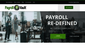 What Payrollvault.com website looked like in 2021 (3 years ago)