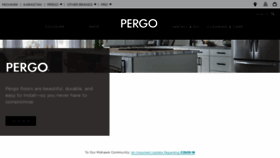 What Pergo.com website looked like in 2021 (2 years ago)