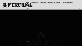 What Percival.pl website looked like in 2021 (2 years ago)