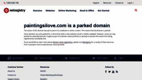 What Paintingsilove.com website looked like in 2021 (2 years ago)