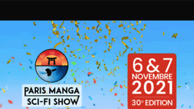 What Parismanga.fr website looked like in 2021 (2 years ago)