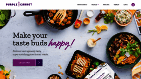 What Purplecarrot.com website looked like in 2021 (2 years ago)