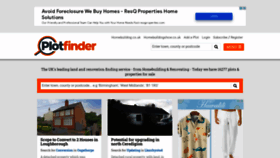 What Plotfinder.net website looked like in 2021 (2 years ago)