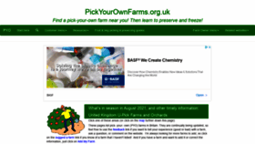 What Pickyourownfarms.org.uk website looked like in 2021 (2 years ago)