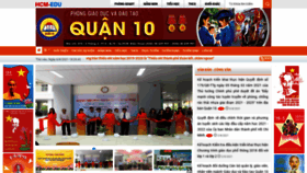 What Pgdquan10.hcm.edu.vn website looked like in 2021 (2 years ago)