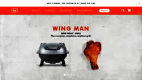 What Pkgrills.com website looked like in 2021 (2 years ago)