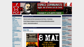 What Pcf-val-dyerres.fr website looked like in 2021 (2 years ago)