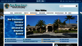 What Pbcwater.com website looked like in 2021 (2 years ago)