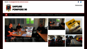 What Pompiers90.fr website looked like in 2021 (2 years ago)