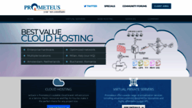 What Prometeus.net website looked like in 2021 (2 years ago)