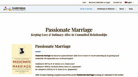 What Passionatemarriage.com website looked like in 2021 (2 years ago)