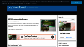 What Picprojects.net website looked like in 2021 (2 years ago)