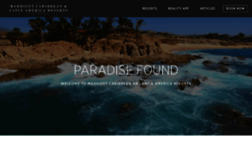 What Paradisebymarriott.com website looked like in 2021 (2 years ago)