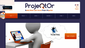 What Projeqtor.org website looked like in 2021 (2 years ago)