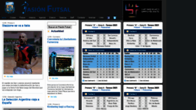 What Pasionfutsal.com.ar website looked like in 2021 (2 years ago)