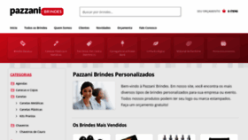 What Pazzanibrindes.com.br website looked like in 2021 (2 years ago)