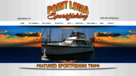 What Pointlomasportfishing.com website looked like in 2021 (2 years ago)