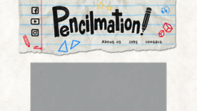 What Pencilmation.com website looked like in 2021 (2 years ago)