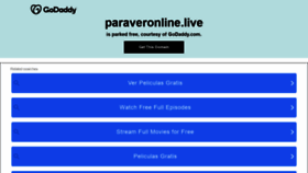 What Paraveronline.live website looked like in 2021 (2 years ago)