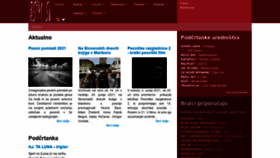 What Pesem.si website looked like in 2021 (2 years ago)