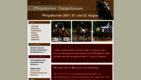 What Pfingstturnier-sangerhausen.de website looked like in 2021 (2 years ago)