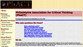 What Phact.org website looked like in 2021 (2 years ago)