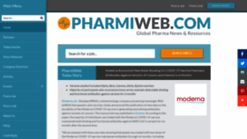 What Pharmiweb.co.uk website looked like in 2021 (2 years ago)