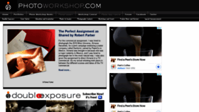 What Photoworkshop.com website looked like in 2021 (2 years ago)