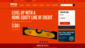 What Pfcu.com website looked like in 2021 (2 years ago)