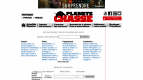 What Planetchasse.com website looked like in 2021 (2 years ago)