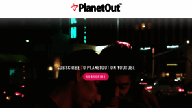 What Planetout.com website looked like in 2021 (2 years ago)